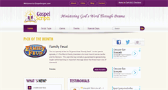 Desktop Screenshot of gospelscripts.com