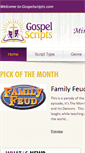 Mobile Screenshot of gospelscripts.com